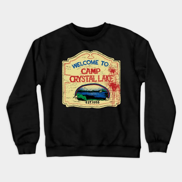 Crystal Lake Crewneck Sweatshirt by Dark Planet Tees